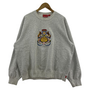 Supreme 23SS Crest Crewneck グレー (M)