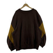 DRIES VAN NOTEN DRIES VAN NOTEN トルコ製 2トーンスウェット 茶 (L)