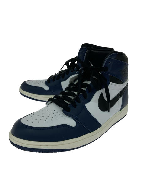 NIKE スニーカー 1 RETRO HIGH OG MIDNIGHT NAVY 30cm