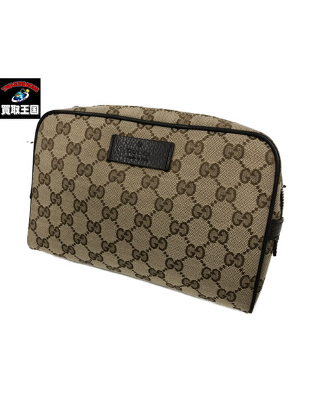 GUCCI GG ボディバッグ キャンバスレザー