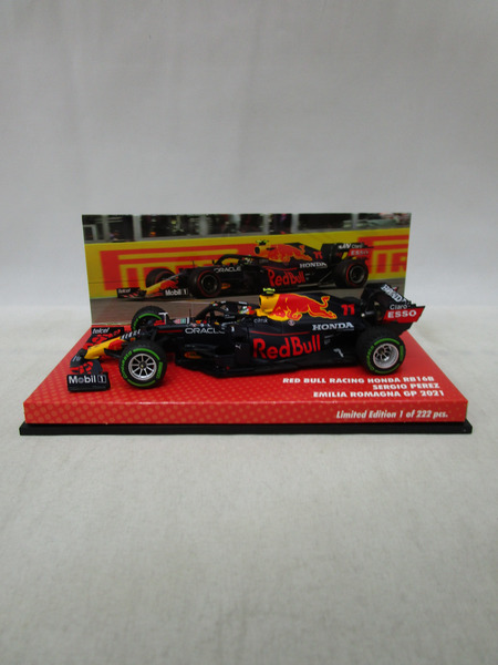 6.ミニチャンプス 1/43 レッドブル レーシング ホンダ RB16B S.ペレス エミリアロマーニャGP 2021 #11 