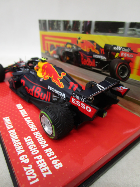 6.ミニチャンプス 1/43 レッドブル レーシング ホンダ RB16B S.ペレス エミリアロマーニャGP 2021 #11 