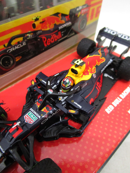 6.ミニチャンプス 1/43 レッドブル レーシング ホンダ RB16B S.ペレス エミリアロマーニャGP 2021 #11 