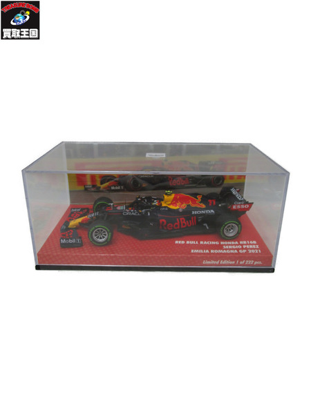 6.ミニチャンプス 1/43 レッドブル レーシング ホンダ RB16B S.ペレス エミリアロマーニャGP 2021 #11 