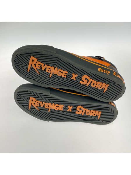 VLONE スニーカー REVENGE STORM スニーカー 28.0cm 黒 オレンジ