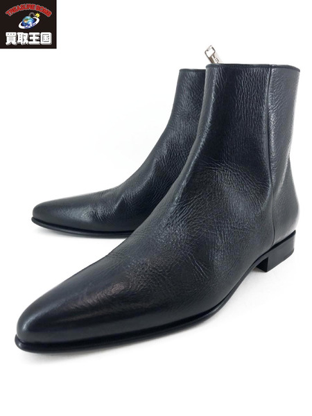 GIVENCHY 19AW NEW DALLAS ZIP BOOTS サイドジップレザーブーツ 43 黒