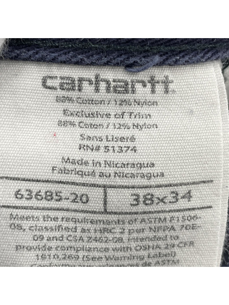 Carhartt リフレクターワークパンツ 38/34 NVY