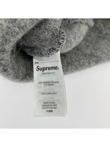 Supreme 23FW Mohair Beanie 灰[値下]