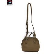 ショルダーバッグ 2WAY ハンドバッグ　ベージュ