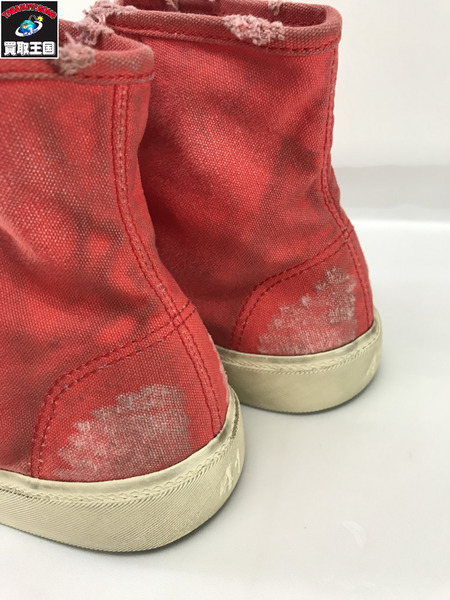 BALENCIAGA Worn Effect Fabric Sneakers 赤 (27cm)