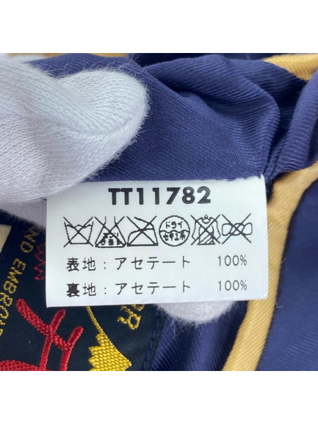 東洋エンタープライズ ジャケット SOUVENIR JACKET サテン×サテンキルト GUAM×鷲龍 (L)