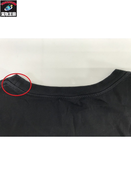 LV 20SS サークルロゴ 刺繍 黒 (XXL)