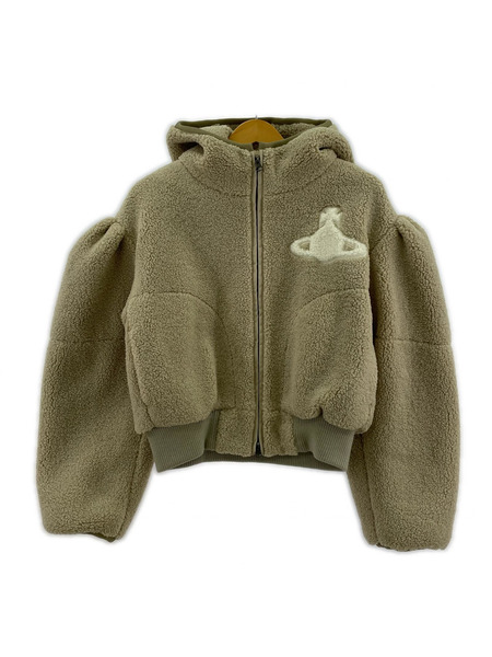 Vivienne Westwood red label リサイクルボアロゴジャケット  ベージュ 00