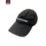 BALENCIAGA 17AW ARCHETYPE ベースボールキャップ L ブラック