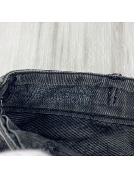 RRL ショートパンツ ヘリンボーン/カーゴ/黒/32
