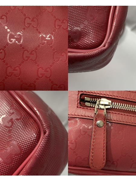 GUCCI GGインプリメ ショルダーバッグ RED 201447 グッチ GG柄 