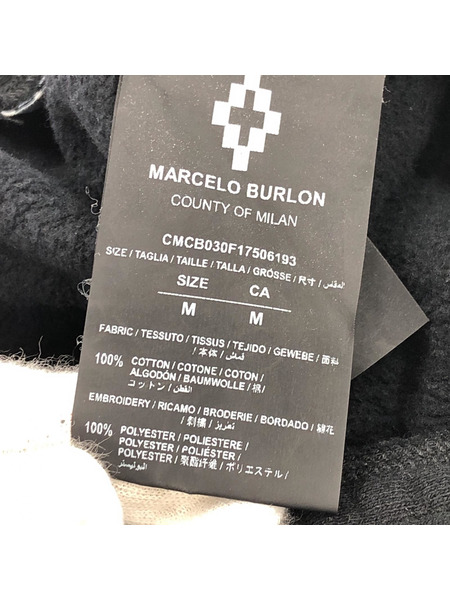 MARCELO BURLON スウェットショーツ (M) CMCB030F17506193