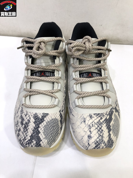 NIKE/AIR JORDAN 11 LOW SNAKESKIN/27.5cm/CD6846-002/ナイキ/エアジョーダン[値下]