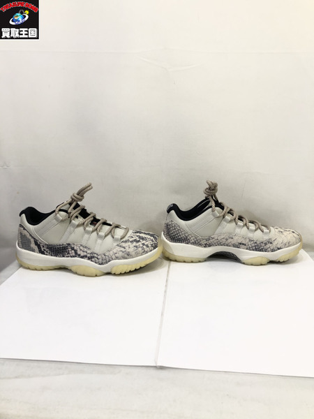 NIKE/AIR JORDAN 11 LOW SNAKESKIN/27.5cm/CD6846-002/ナイキ/エアジョーダン[値下]