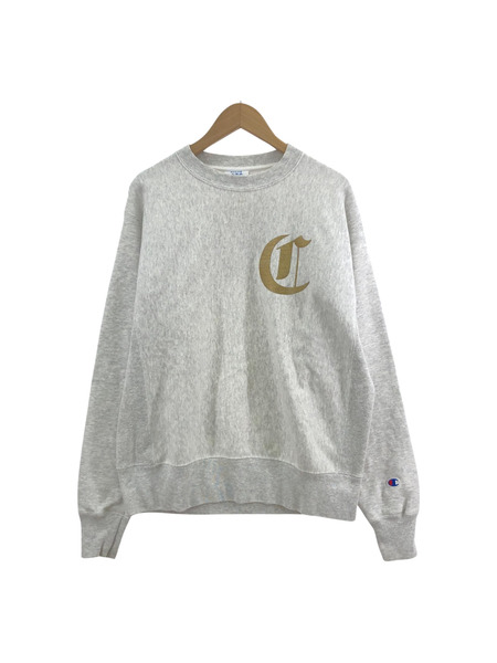 Champion REVERSE WEAVE アーチロゴ スウェット (M)