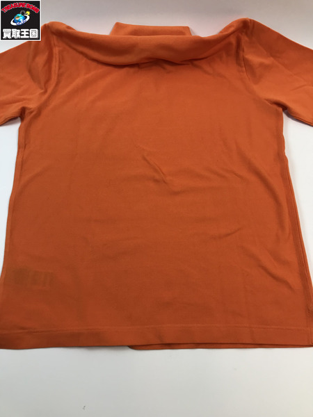 HERMES エルメス ポロシャツ Sサイズ オレンジ イタリア製