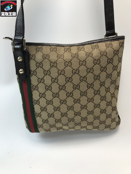 GUCCI グッチ 144388 GGキャンバス ショルダーバッグ ベージュ
