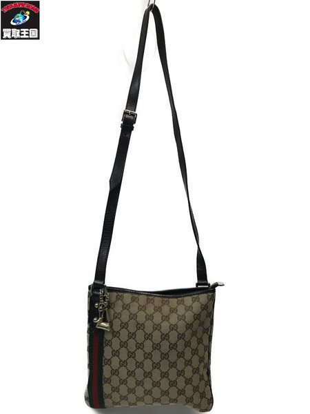 GUCCI グッチ 144388 GGキャンバス ショルダーバッグ ベージュ