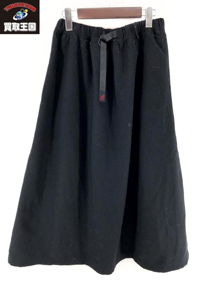 Gramicci GLSK-19F014 ウールブレンドスカート 黒[値下]｜商品番号