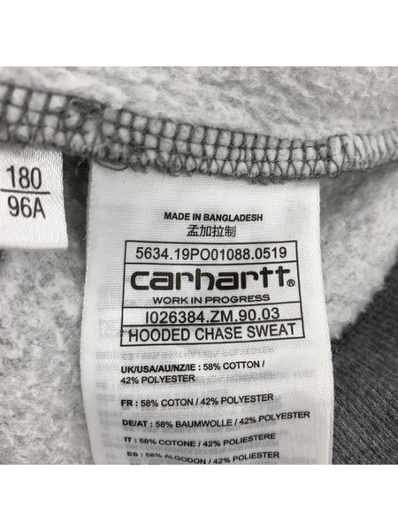 Carhartt WIP HOODED CHASE SWEAT グレー (L)