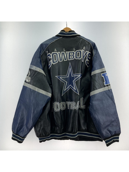 NFL DALLAS COWBOYS LEATHER STADIUM JACKET XXL