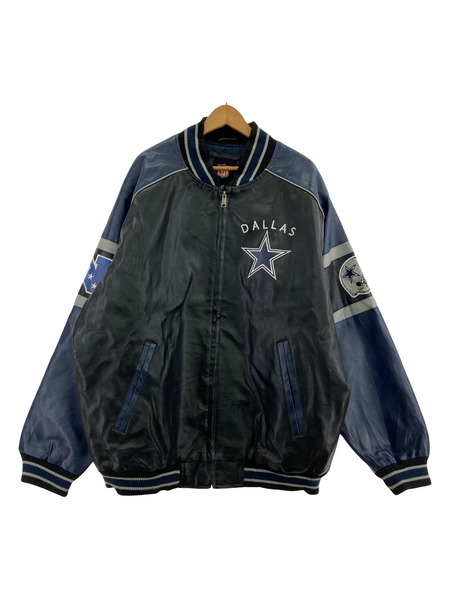 NFL DALLAS COWBOYS LEATHER STADIUM JACKET XXL