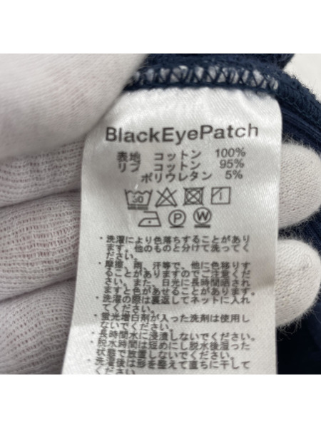 BLACK EYE PATCH 取扱注意 刺繍パーカー M