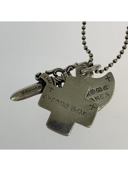 CHROME HEARTS ネックレス 3 TRINKETS BALL CHAIN SLV925