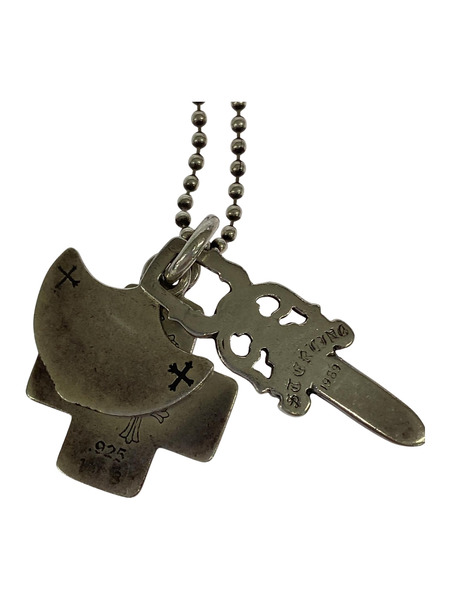 CHROME HEARTS ネックレス 3 TRINKETS BALL CHAIN SLV925