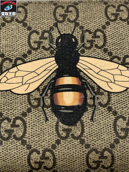 長財布 GUCCI GGスプリーム 蜂