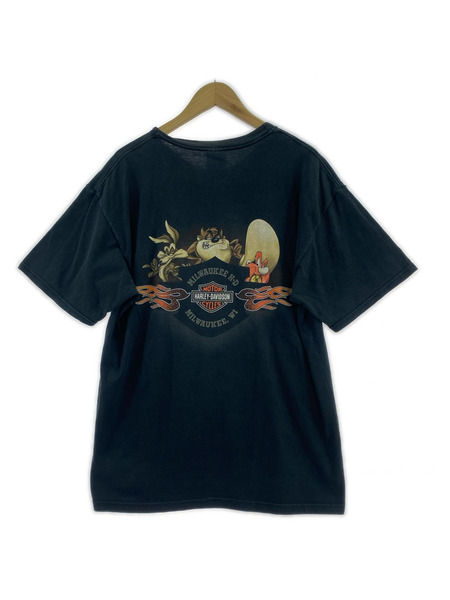 Harley-Davidson 半袖Tシャツ・カットソー USA製 ルーニーチューンンズ