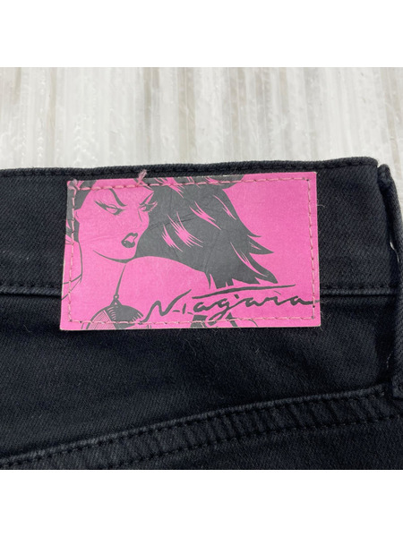 HYSTERIC GLAMOUR パンツ DESTROY ALL MONSTERS/NIAGARA DRAWING 黒[値下]