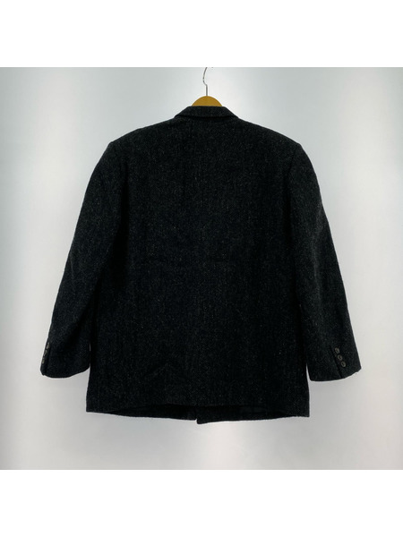 COMME des GARCONS HOMME 80s デカオム ツイードジャケット S グレー