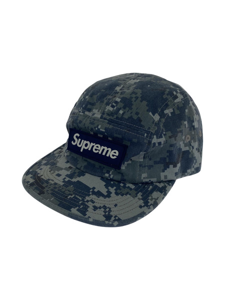 Supreme 17AW Nyco Twill Camp Cap キャップ デジカモ ネイビー