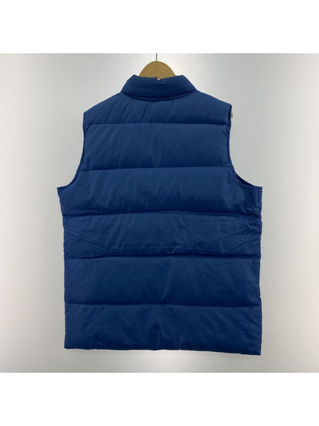 80s eddie bauer down vest ネイビー L