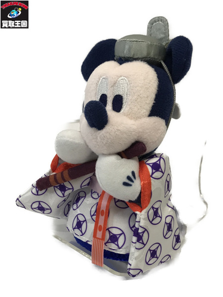 ディズニー タグ付きぬいぐるみバッジ　ミッキー