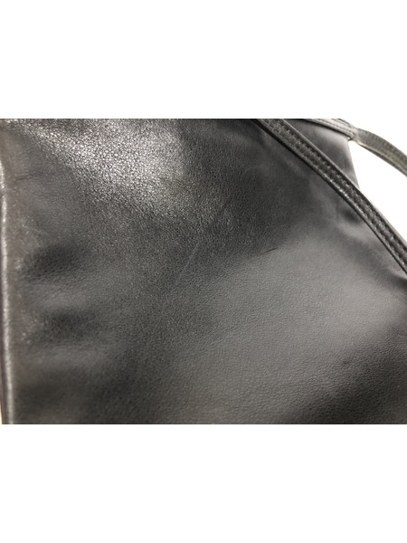 GUCCI　グッチ　ハンドバッグ ミニブラックレザーバッグ[値下]