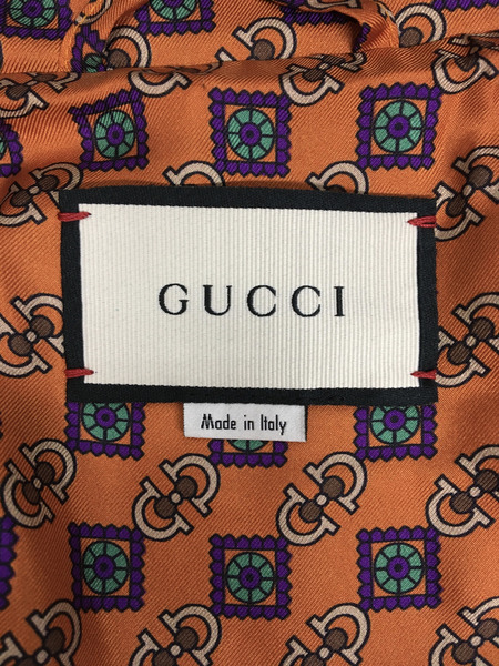 GUCCI　メンズラグ衣料 GGロゴ アノラックパーカー (50) 緑