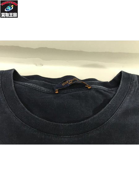  LV サークルロゴ 刺繍 紺 (XXL)　CA36929