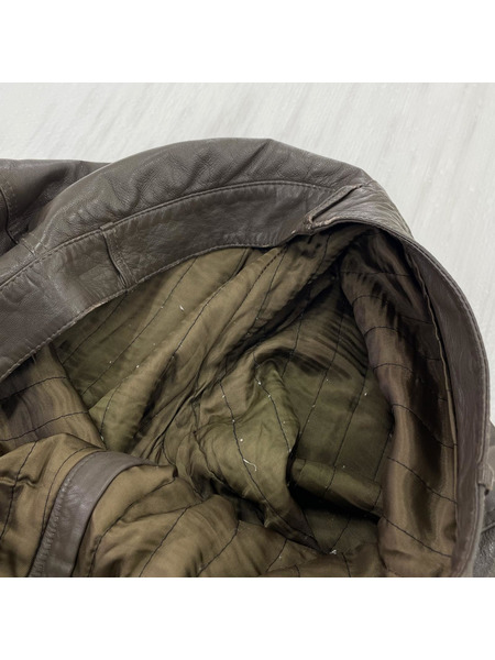 パンツ Maddorini レザーパンツ ブラウン[値下]