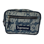 Supreme 22SS FAT TIP JACQUARD DENIM WAIST BAG