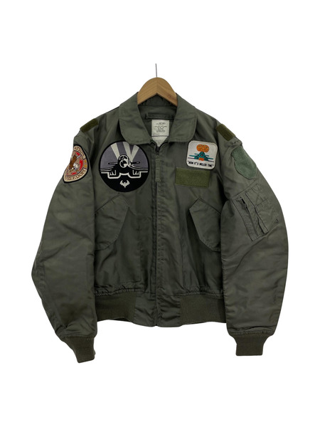 US.ARMY CWU-36 フライトジャケット カーキ (L)