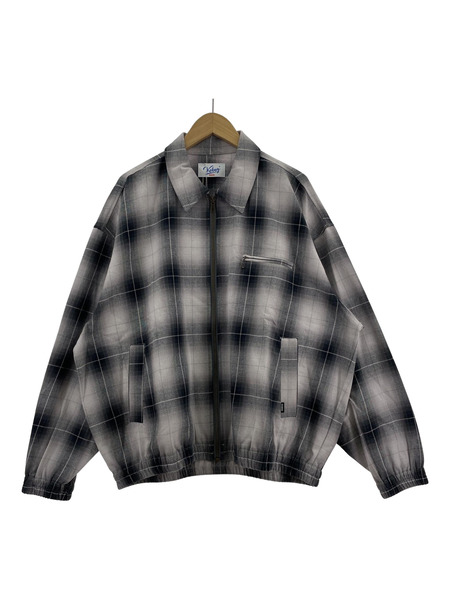 Keboz　Ombre Check Shirt Jacket/M