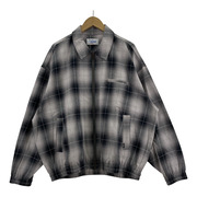 Keboz　Ombre Check Shirt Jacket/M