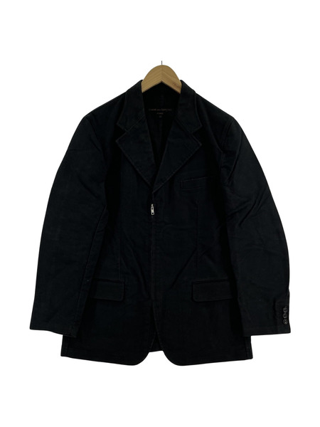 COMME des GARCONS HOMME 02AW ジップデザインウールジャケット（L）